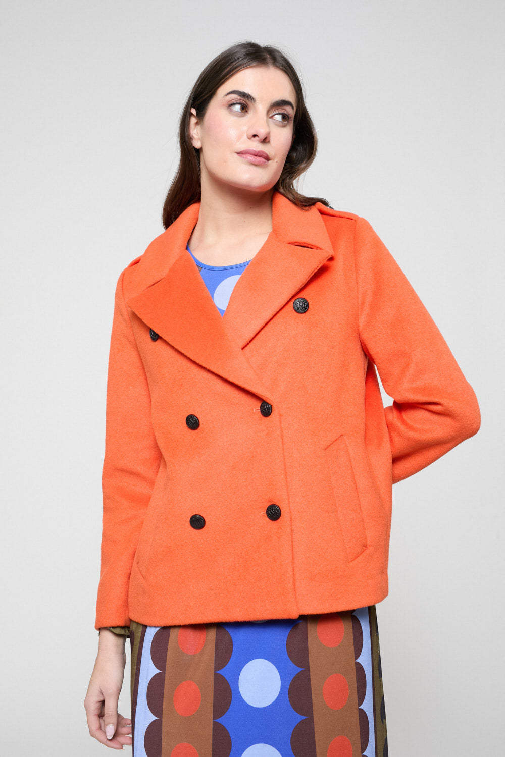 Chaquetón Nicole Naranja