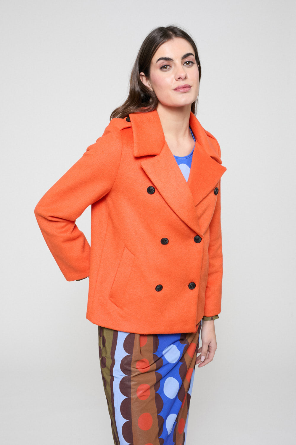 Chaquetón Nicole Naranja
