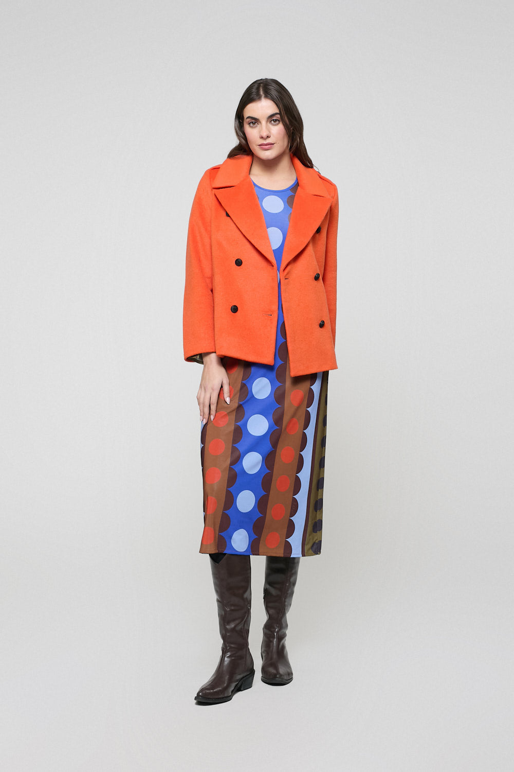 Chaquetón Nicole Naranja