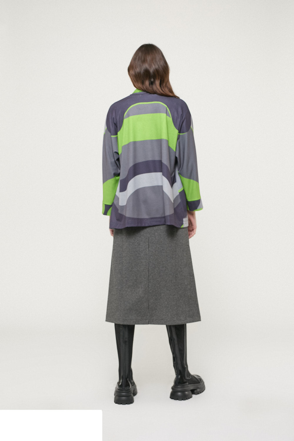 Chaqueta Print Rosalía Gris