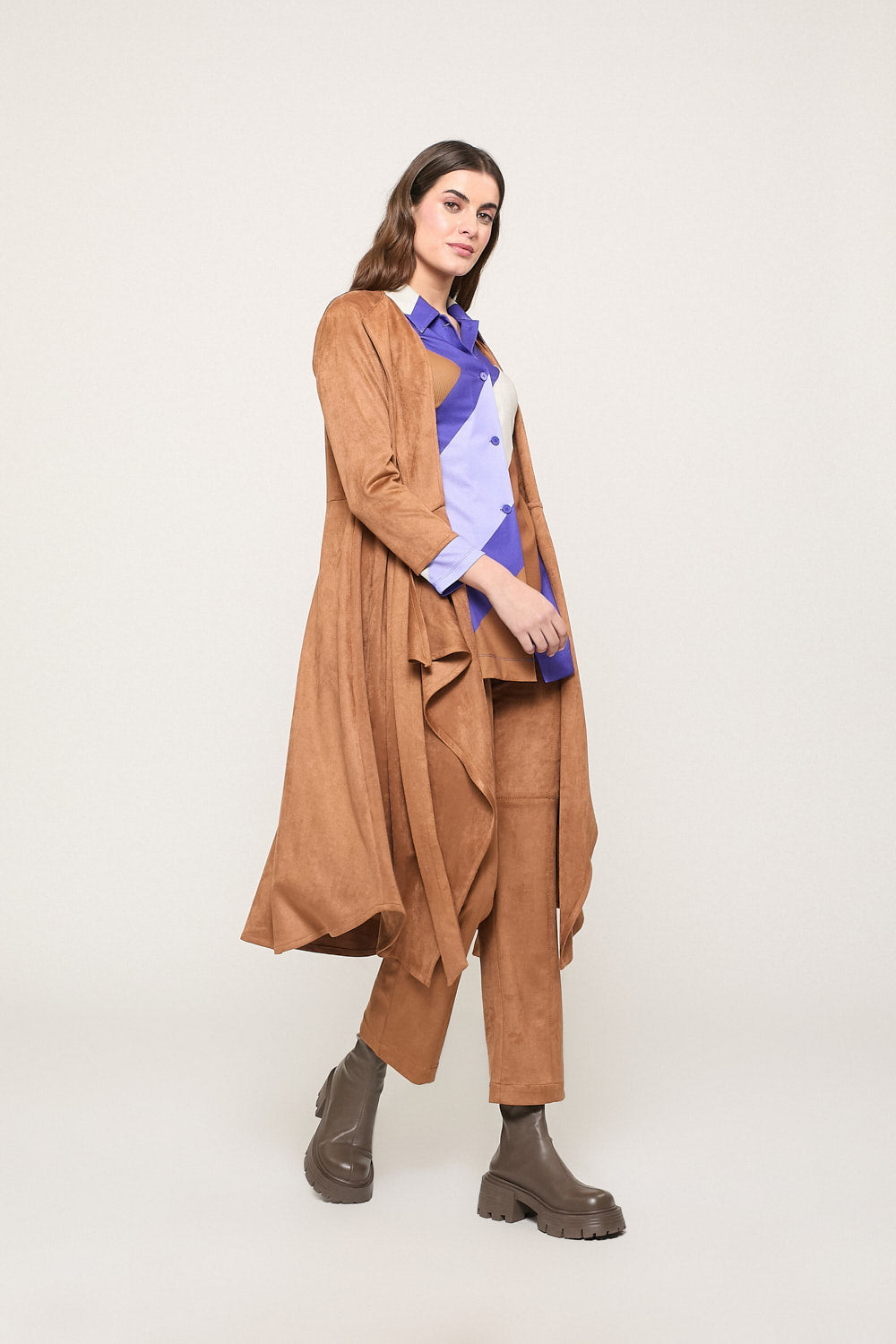 Pantalón Ancho Carmela Camel