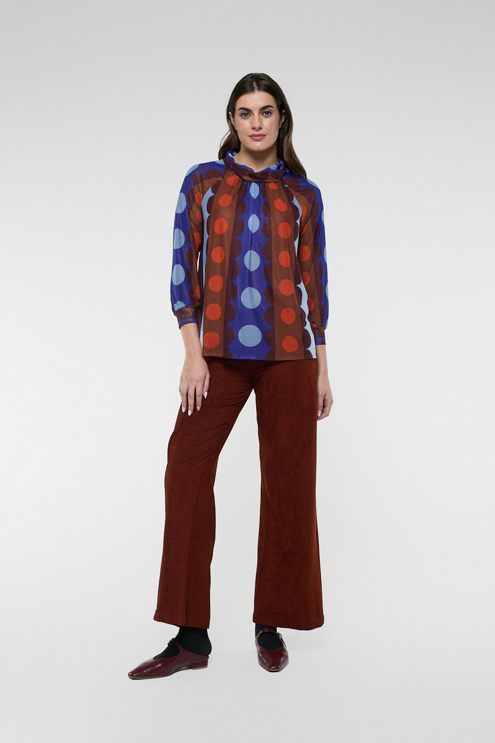 Pantalón Ancho Rafaela Marrón