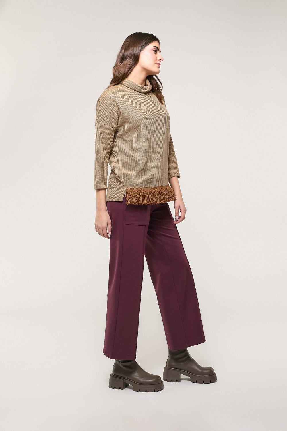 Pantalón Camila Granate