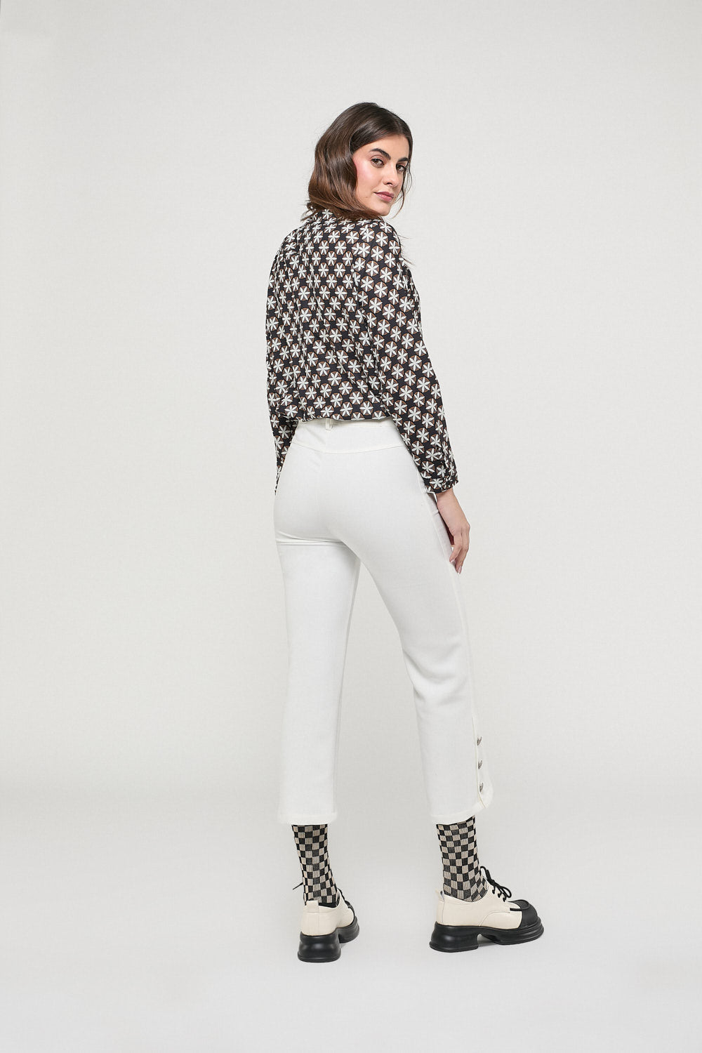 Pantalón Conjunto Berta Crudo