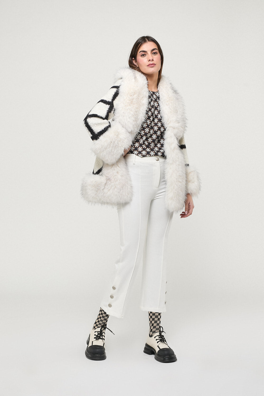 Pantalón Conjunto Berta Crudo