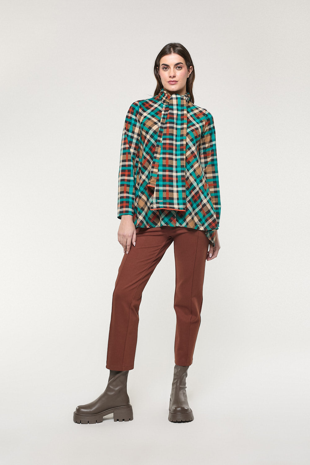 Camisa Chaqueta Carmela Turquesa