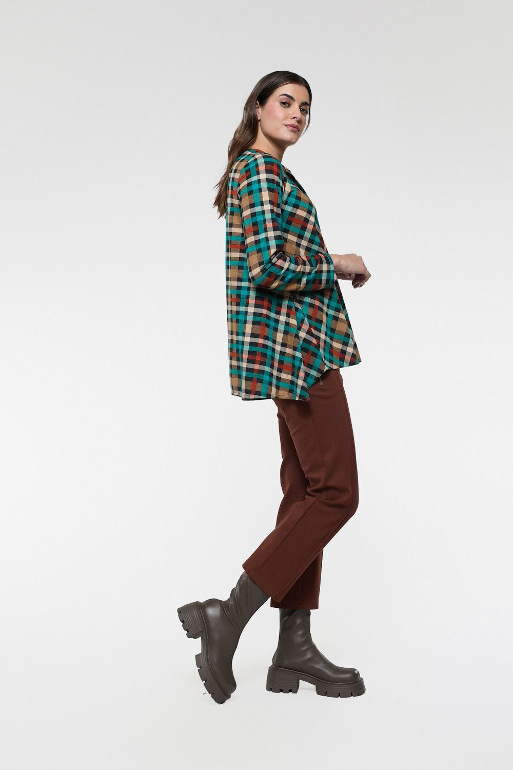 Camisa Chaqueta Carmela Turquesa