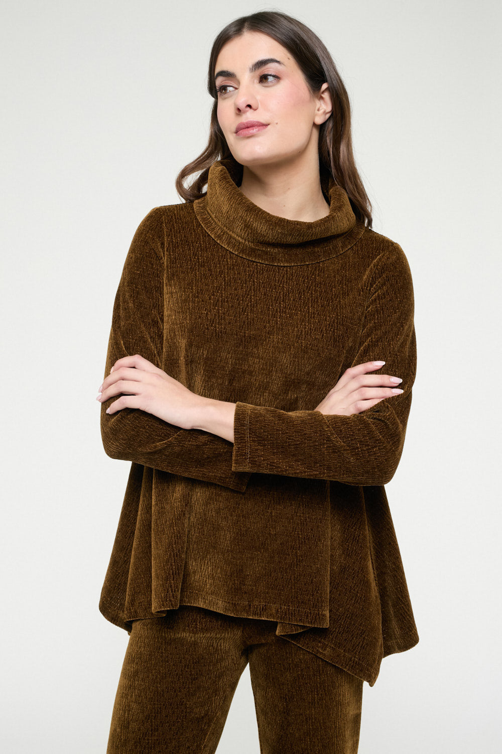 Casaca Cuello Alto Simona Topo