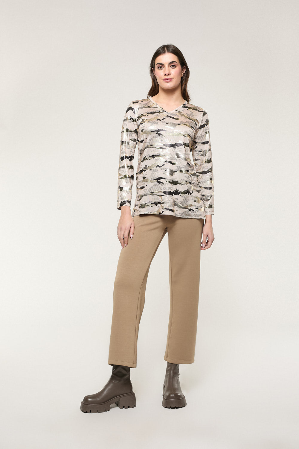 Camiseta Serpiente Micaela Dorado