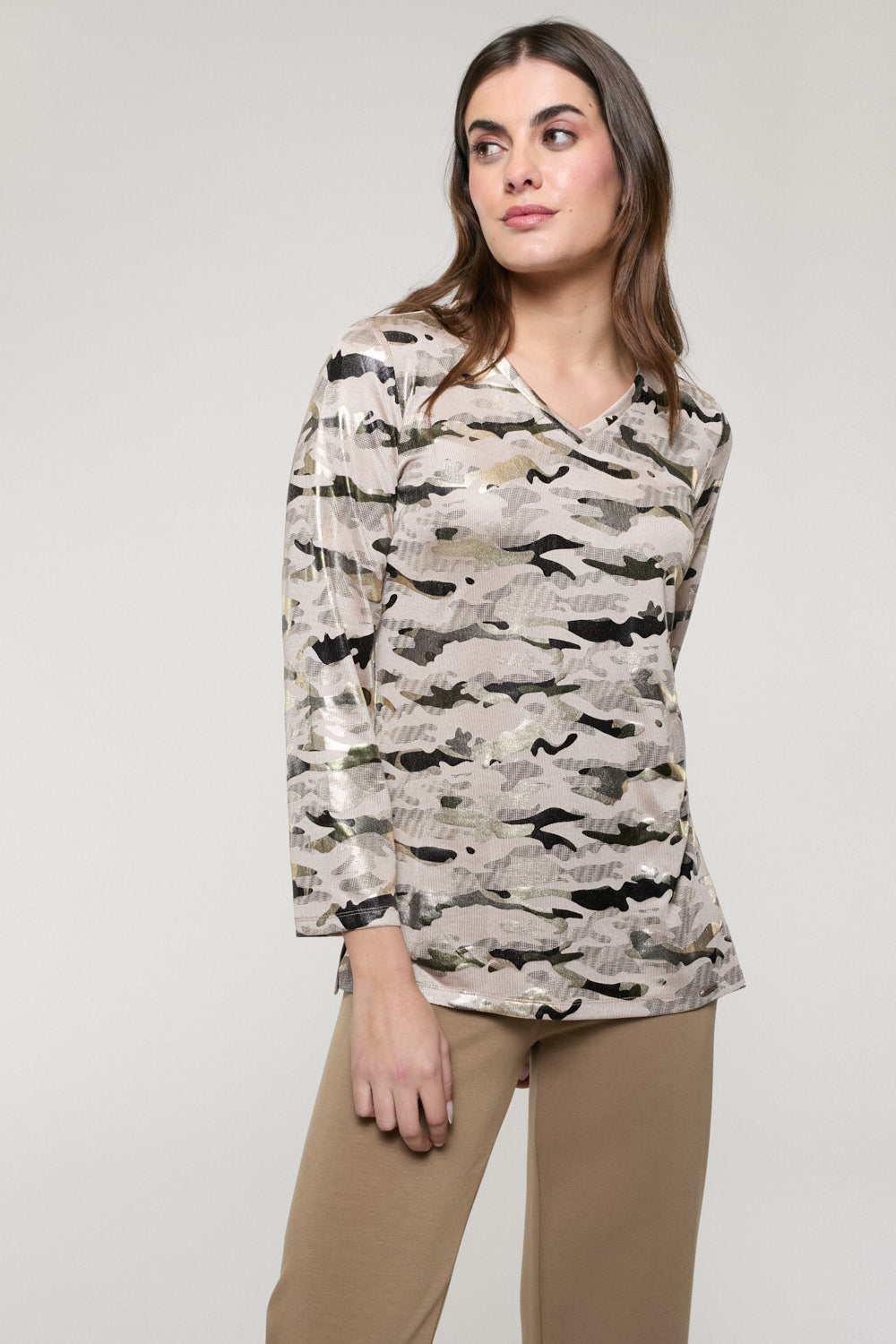 Camiseta Serpiente Micaela Dorado