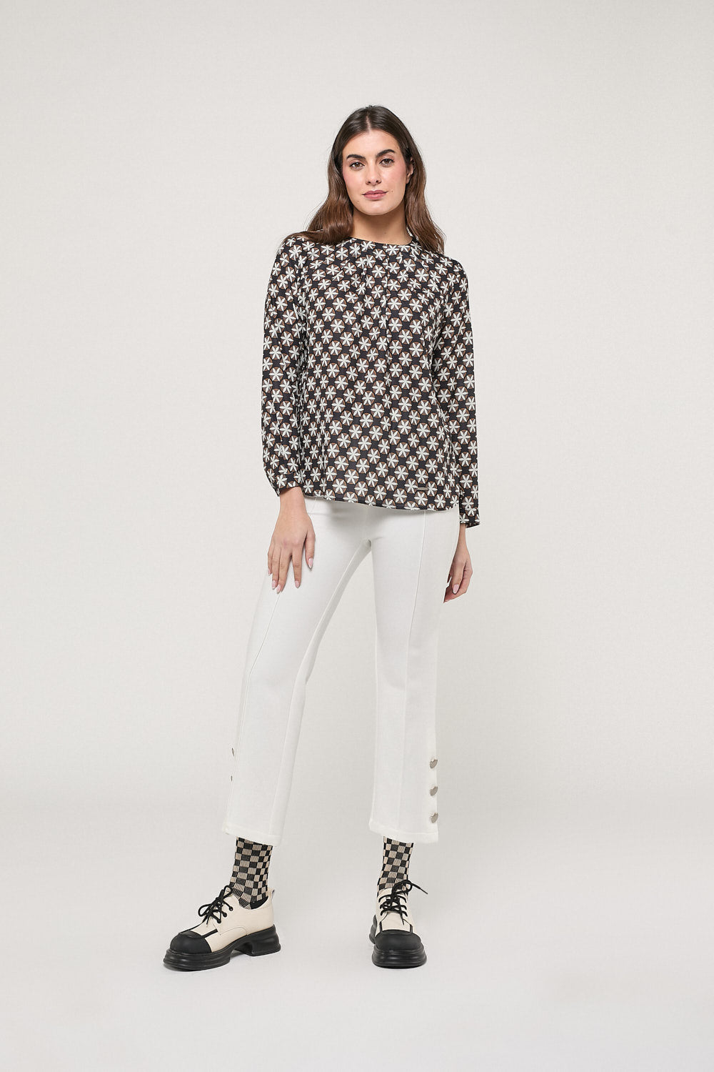 Blusa Cecilia Tricolor