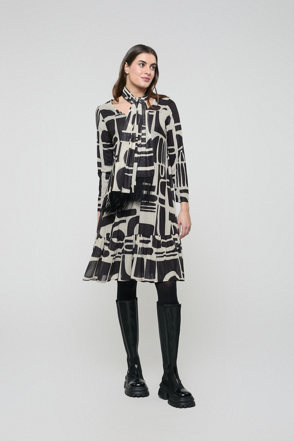 Vestido Mesh Cecilia Negro