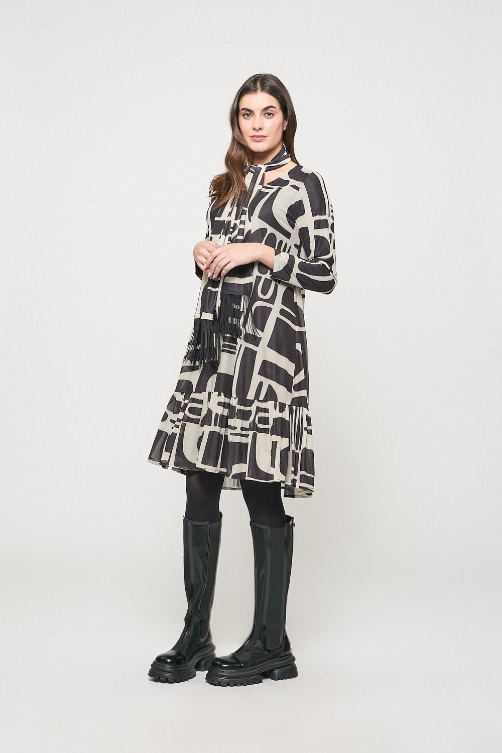 Vestido Mesh Cecilia Negro