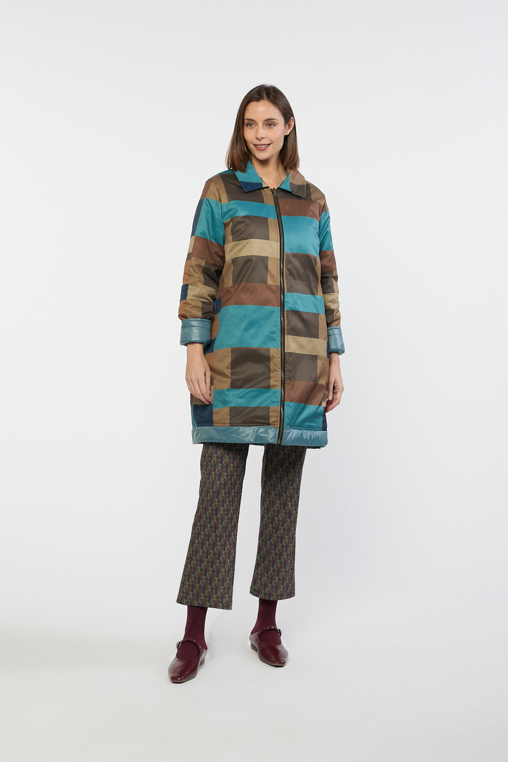 Gabardina Matisse Reversible Azul