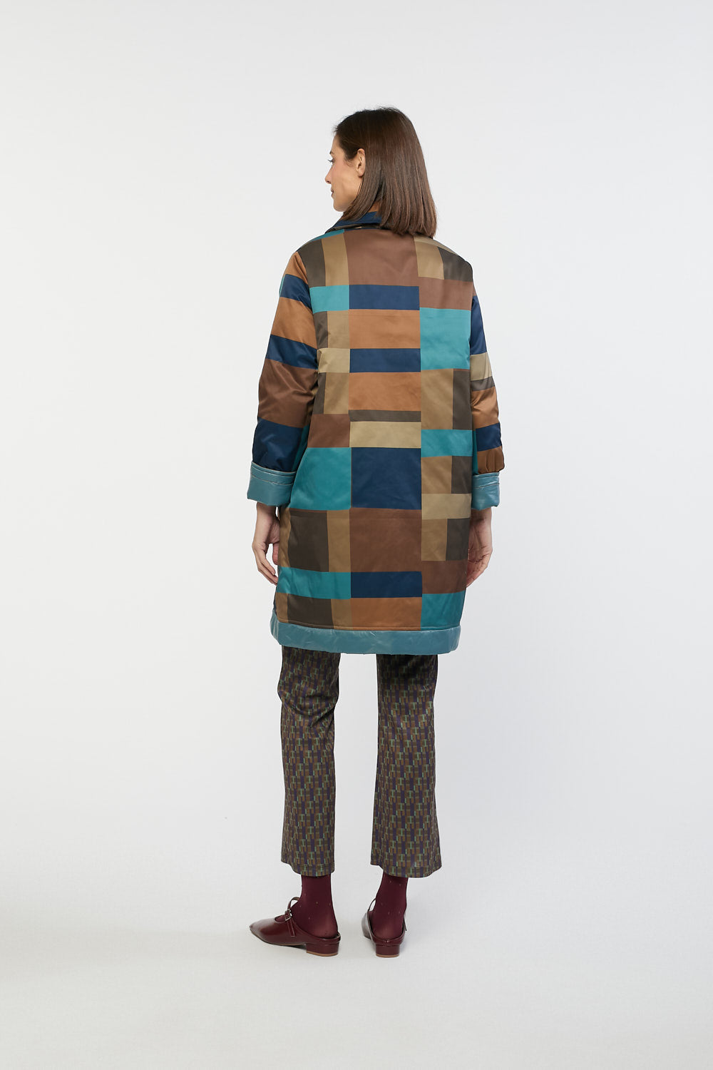 Gabardina Matisse Reversible Azul