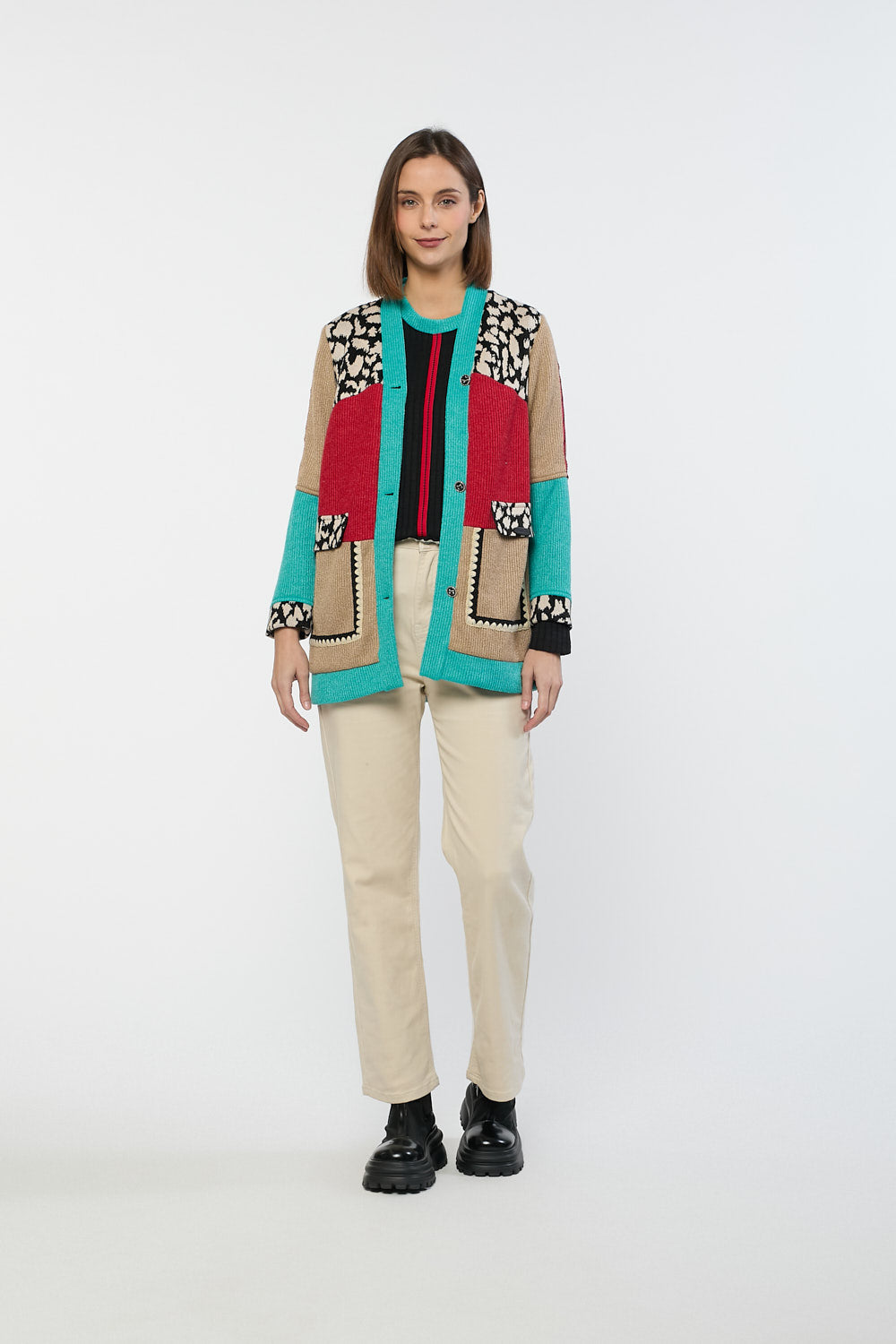 Chaqueta Mixed Gaudí Tricolor