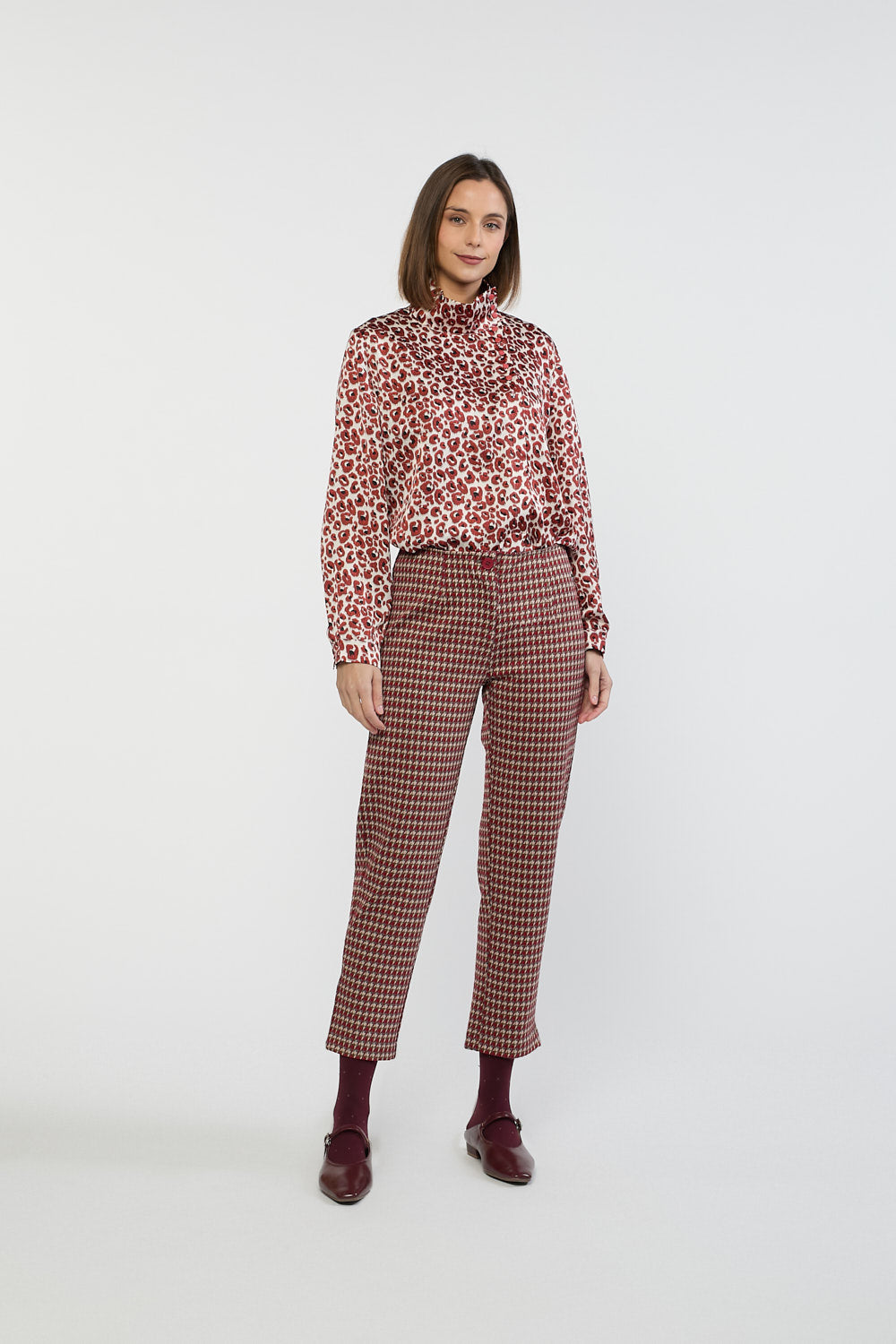 Pantalón Miró Granate