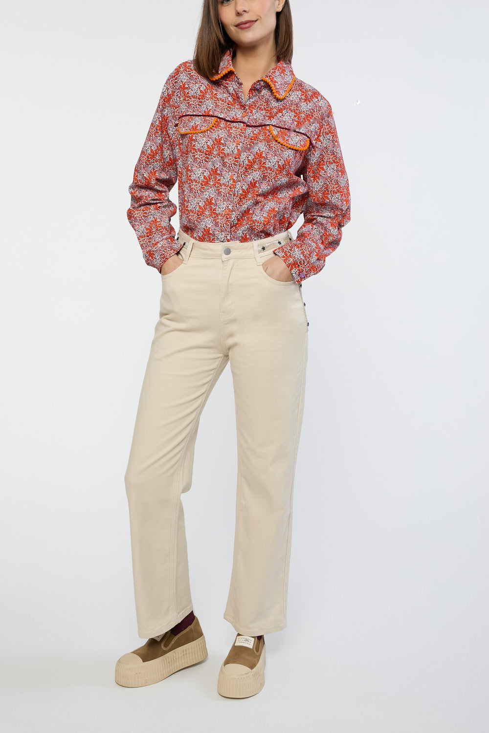 Pantalón Sport Beige