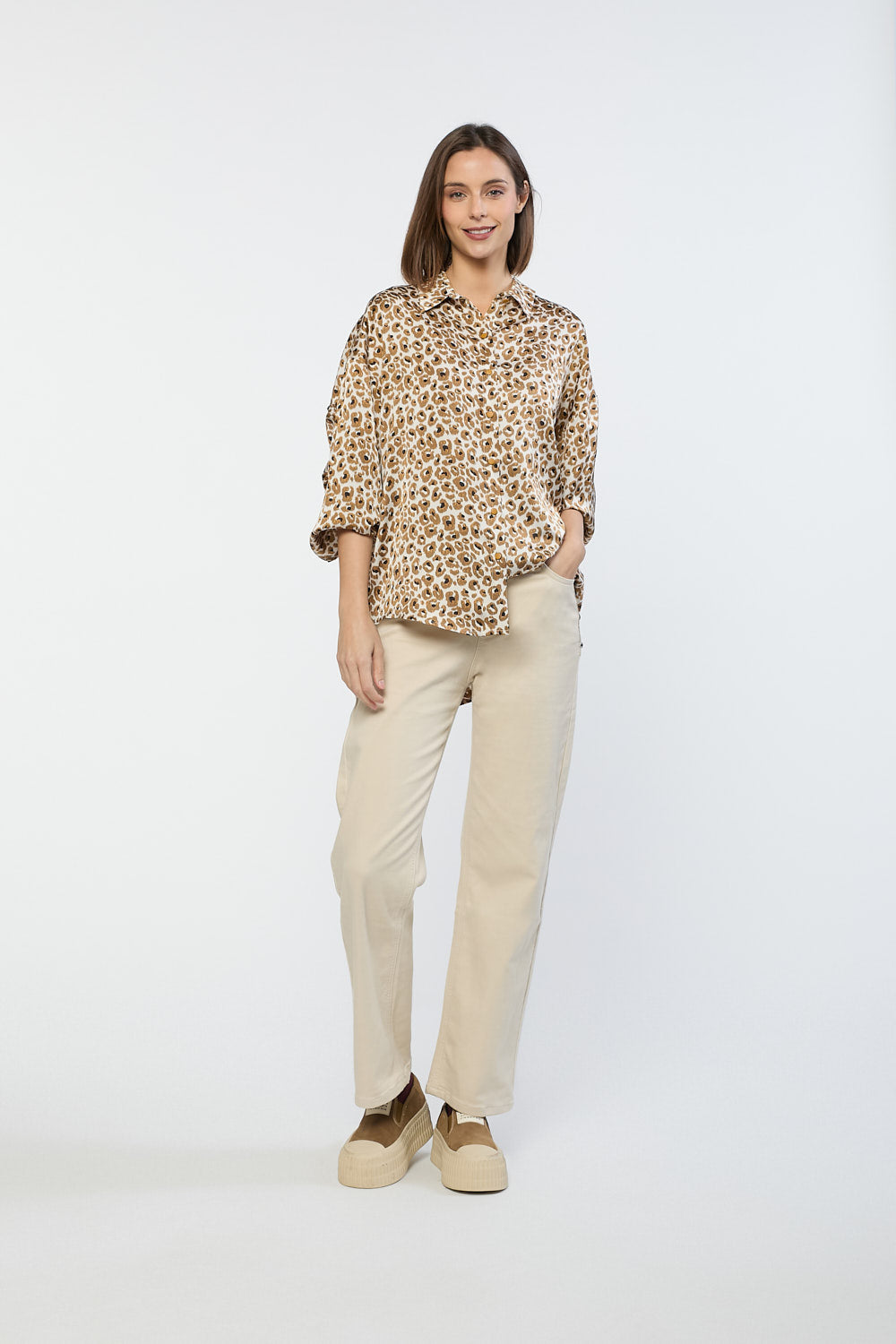 Pantalón Sport Beige
