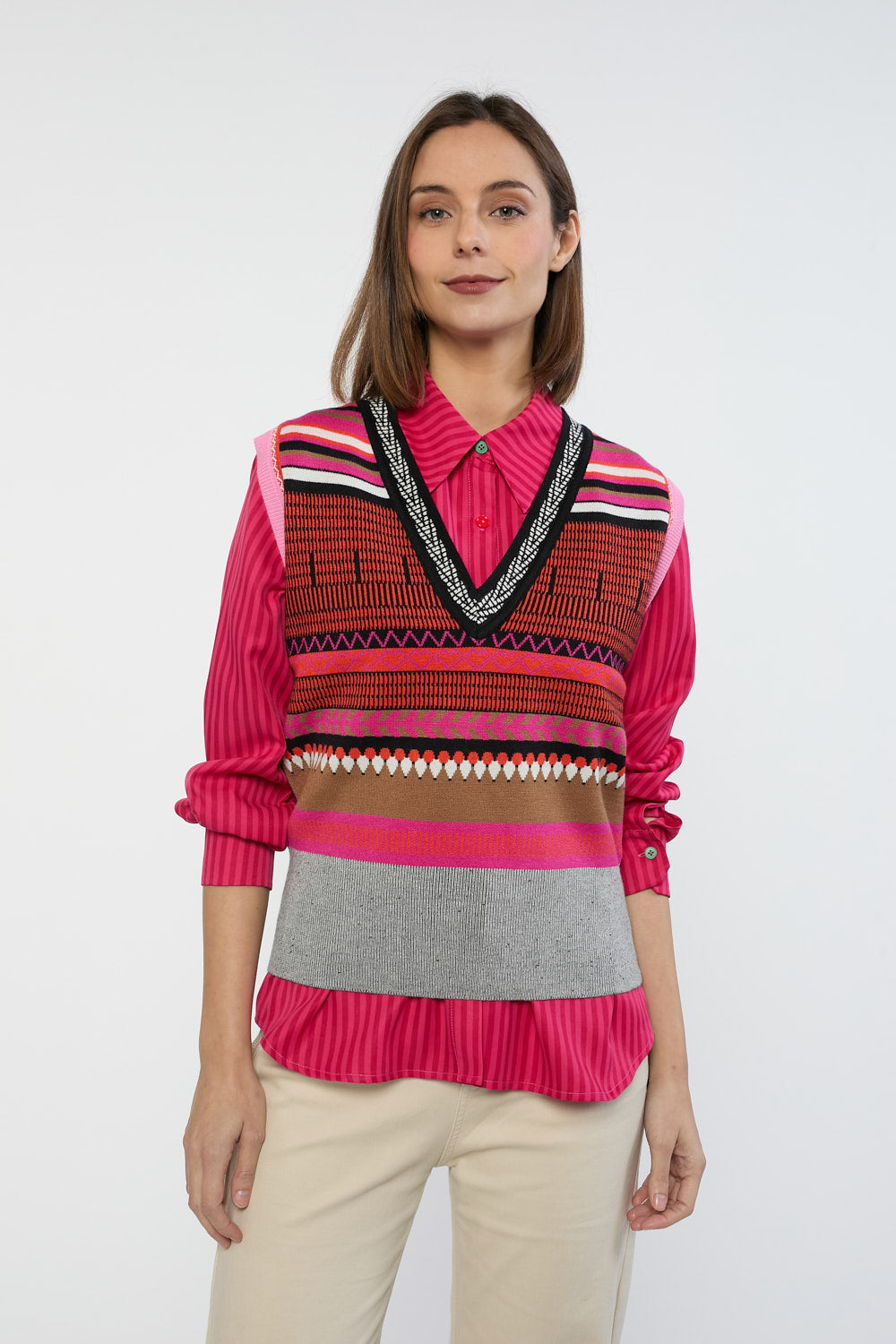 Camisa Monet Rosa