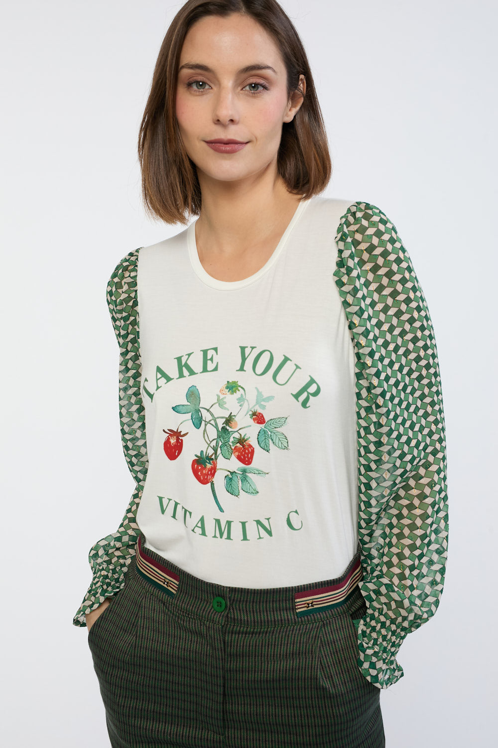 Camiseta Monet Crudo