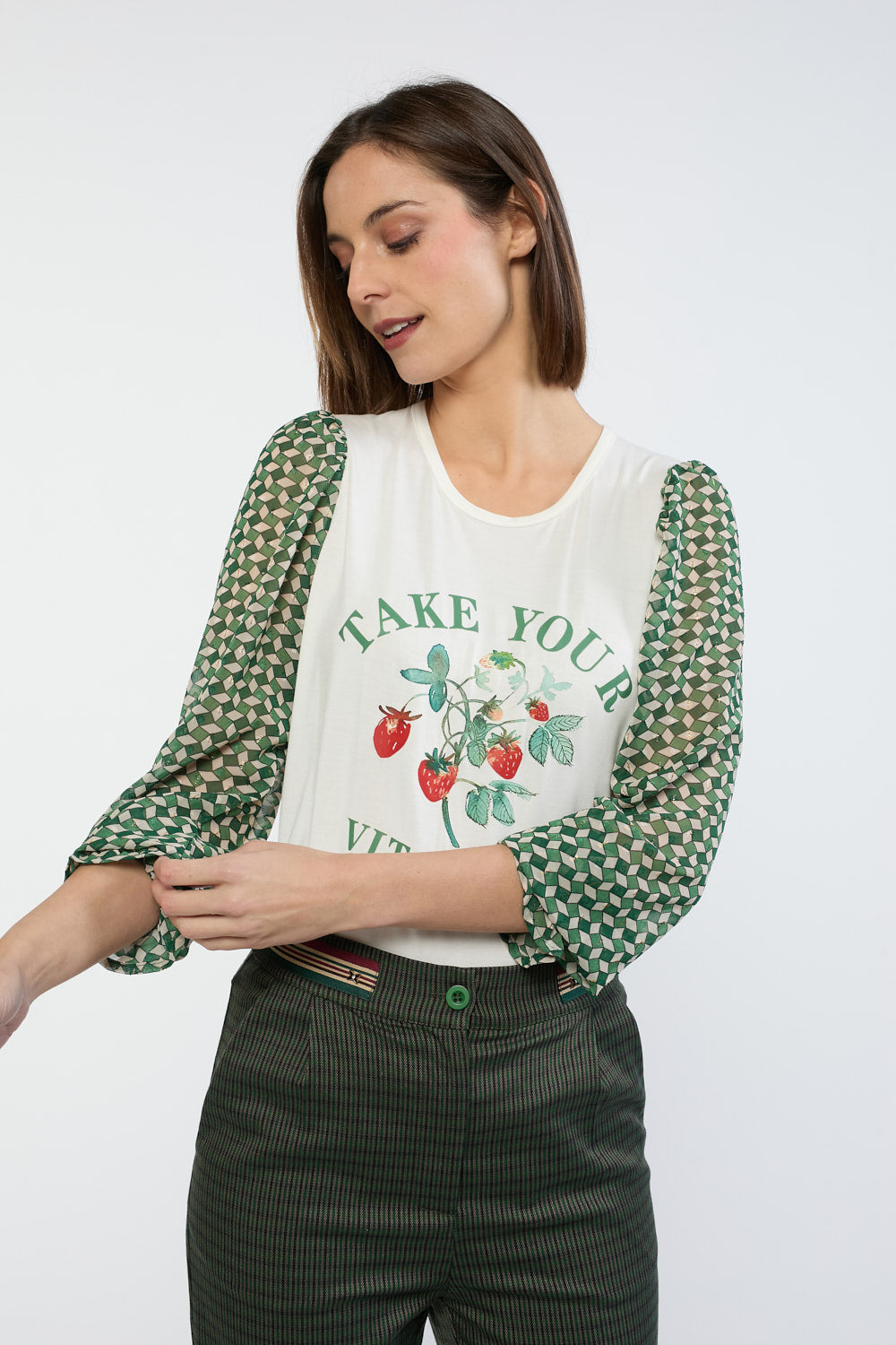 Camiseta Monet Crudo
