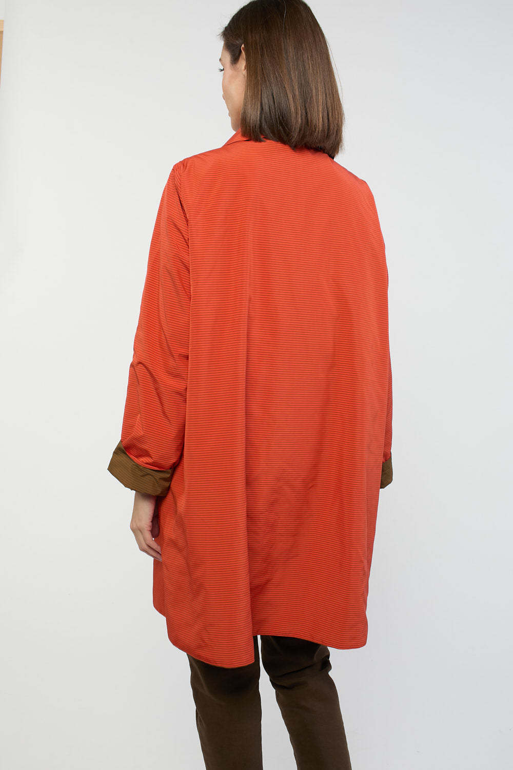Gabardina Katy Reversible Marrón