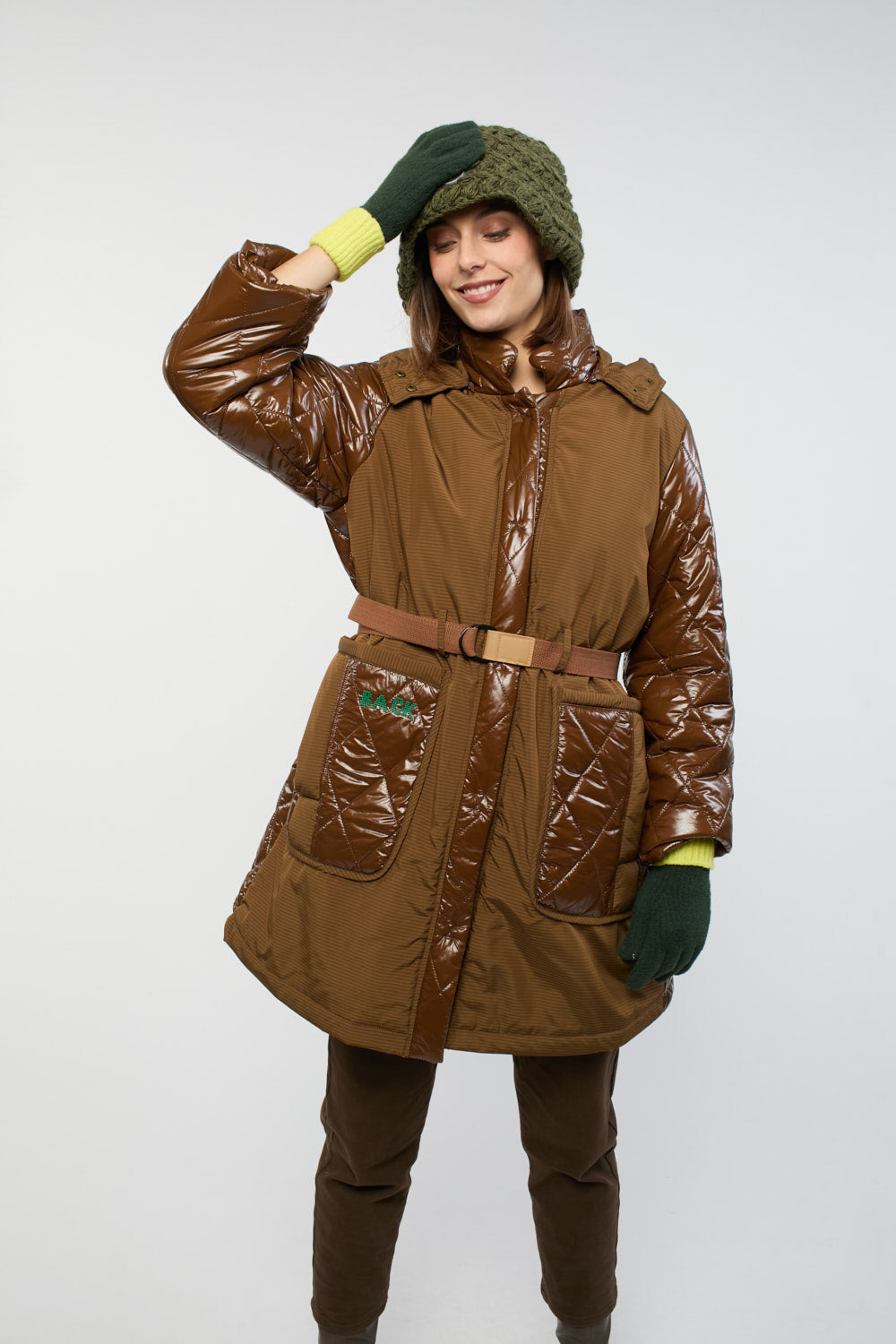 Parka Selena Marrón