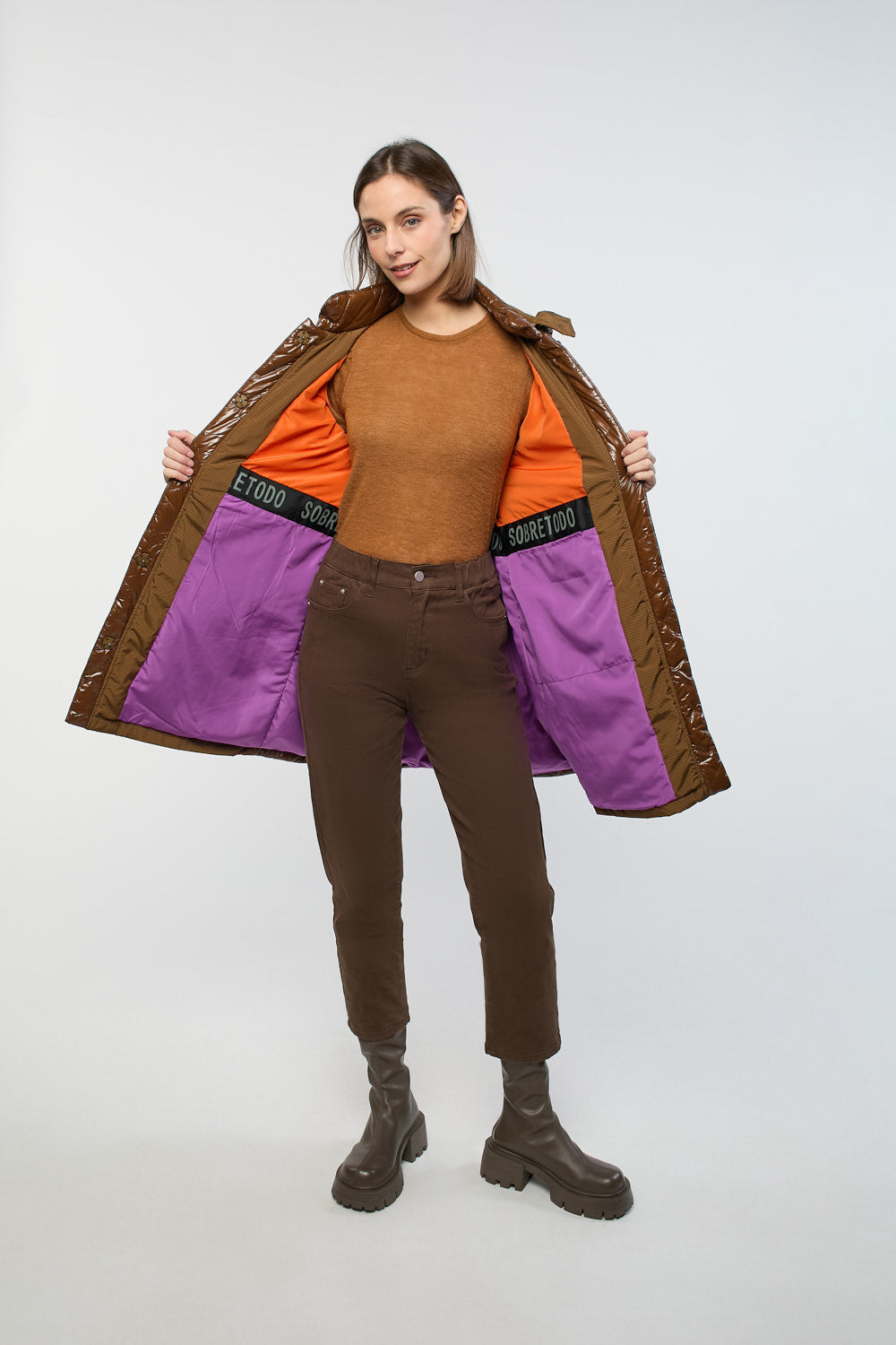 Parka Selena Marrón