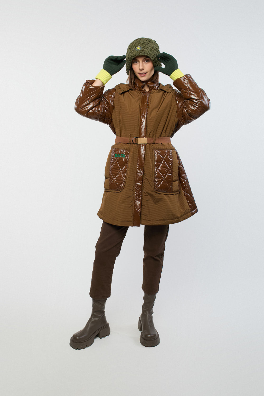 Parka Selena Marrón