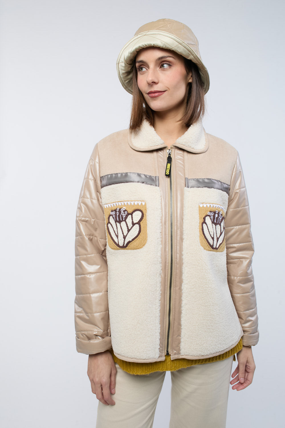 Chaquetón Selena Beige