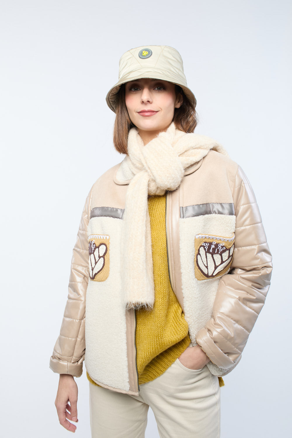 Gorro Yanet Beige