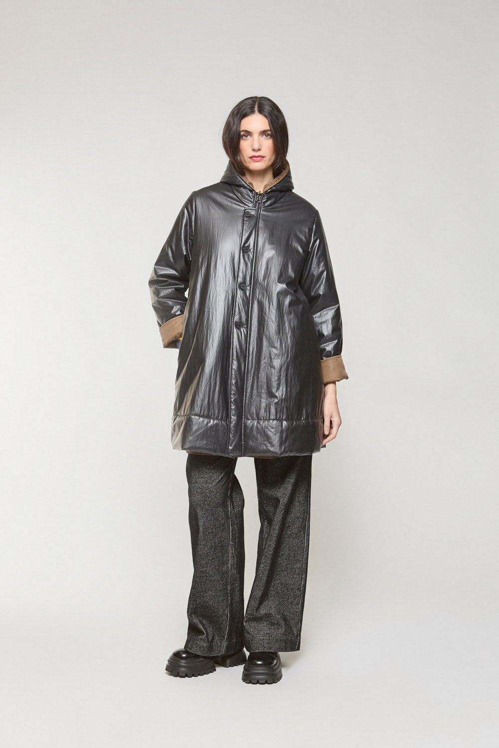 Gabardina Reversible Ziba Bicolor