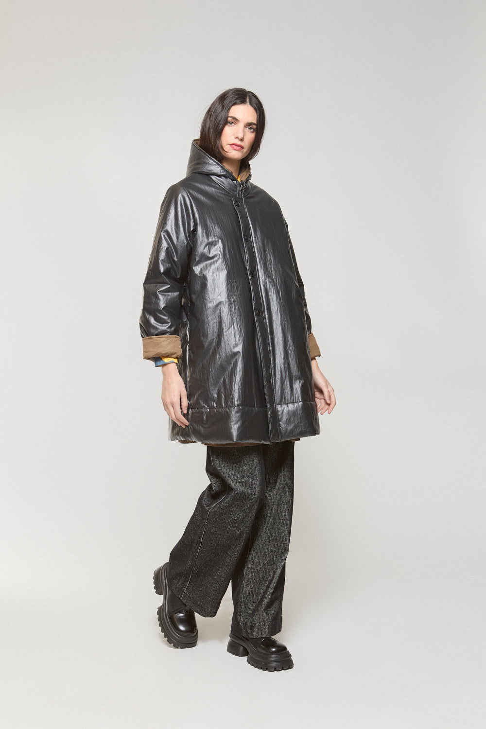Gabardina Reversible Ziba Bicolor