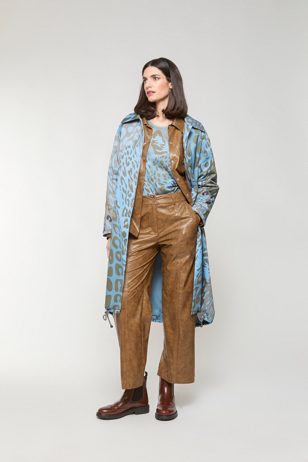 Gabardina Cora Azul