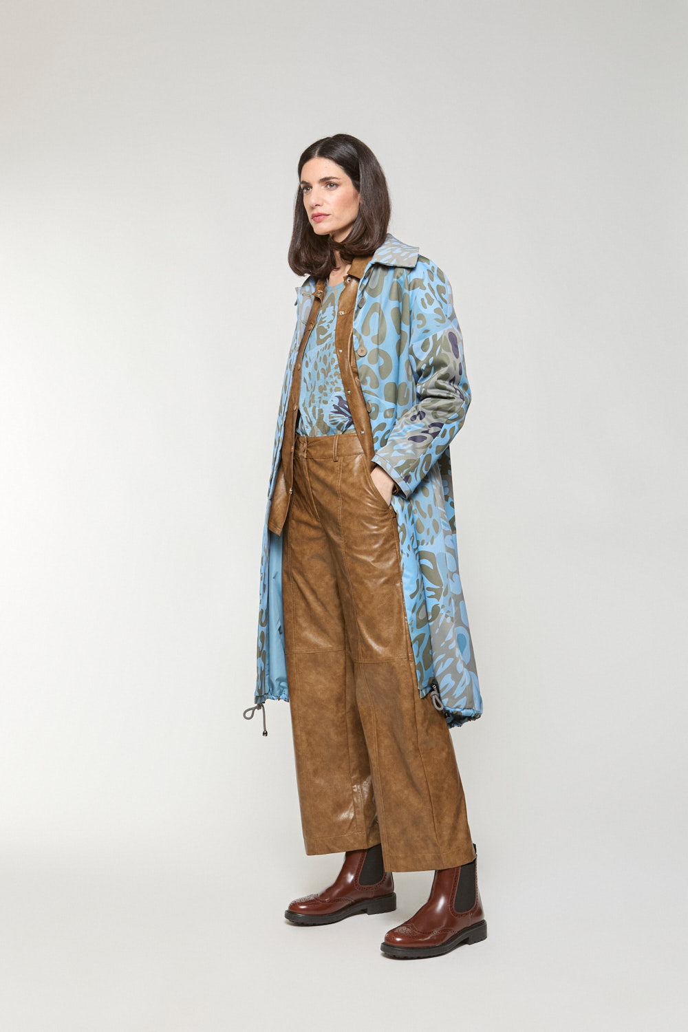 Gabardina Cora Azul
