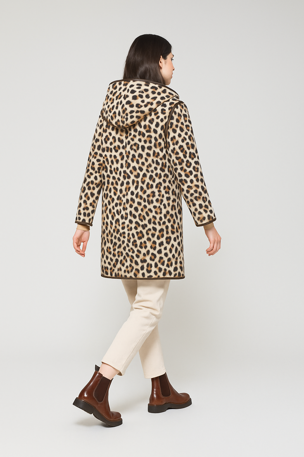 Chaqueton Ziba Reversible Camel