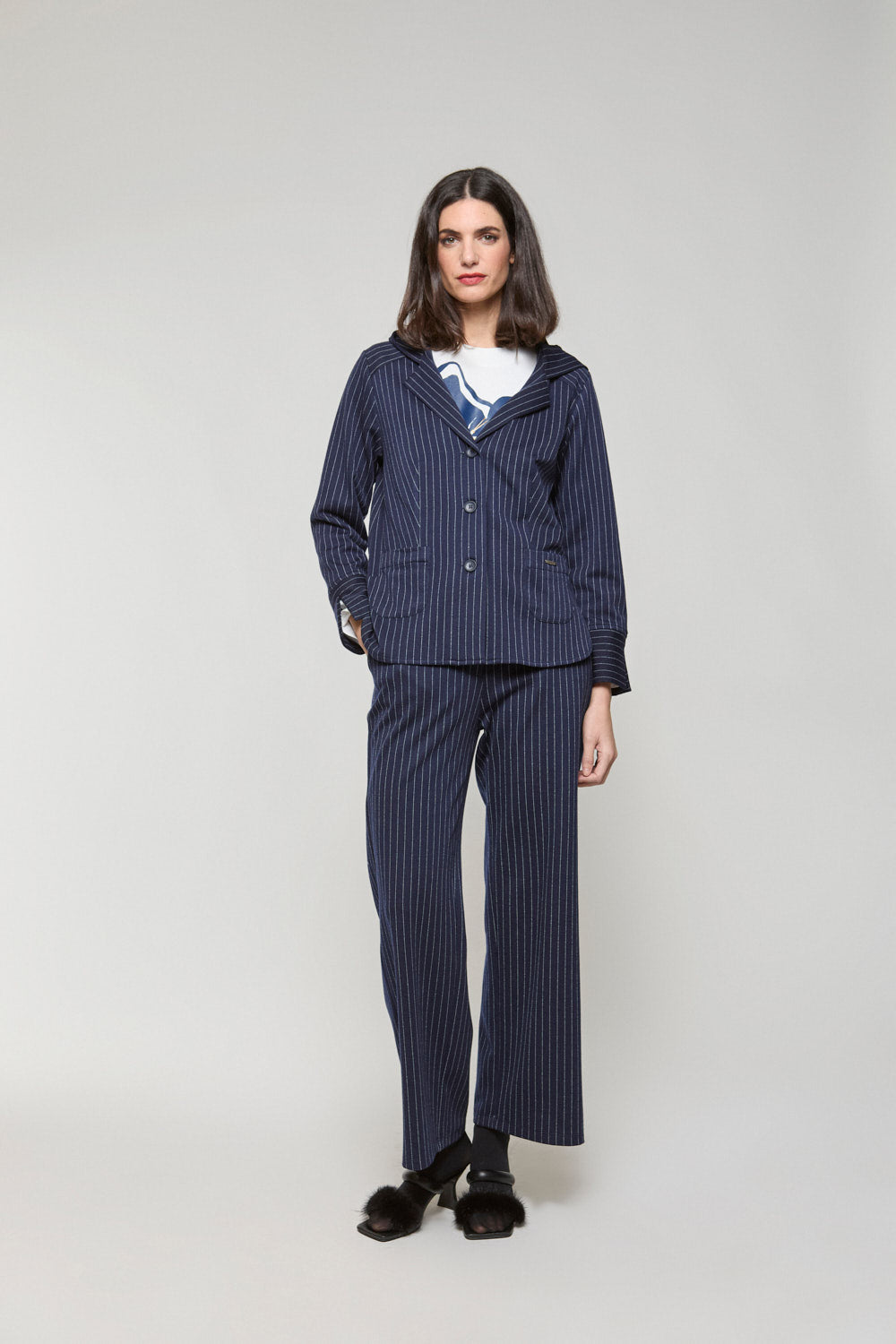Chaqueta Ananda Marino