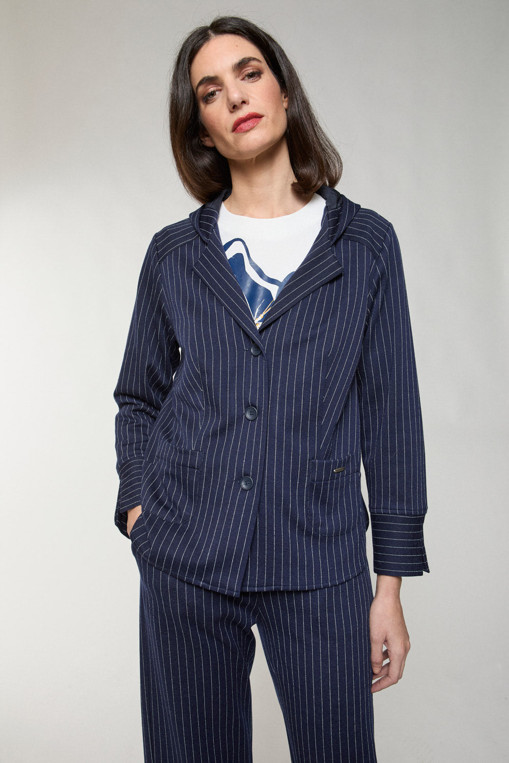Chaqueta Ananda Marino