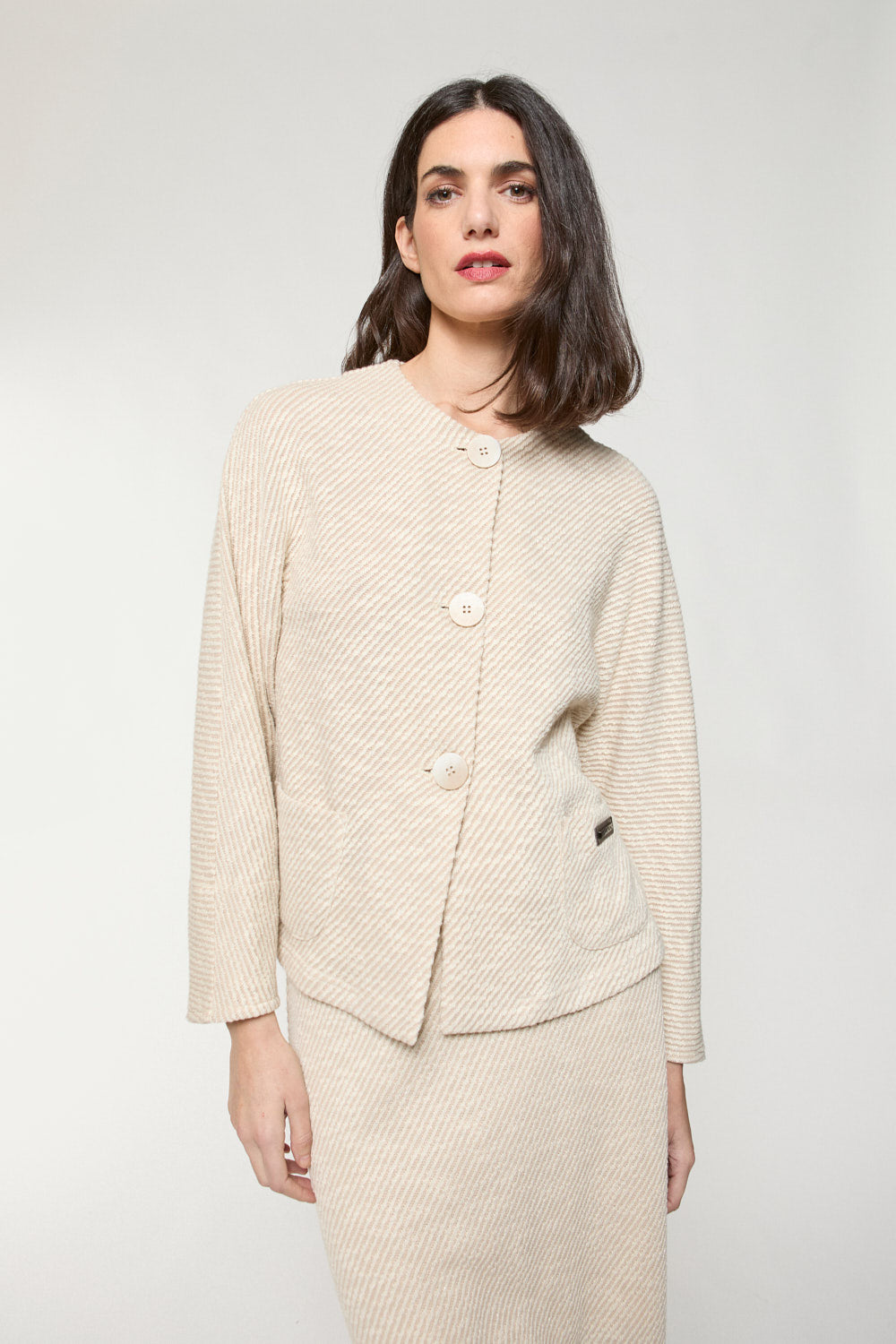 Chaqueta Ziba Crudo