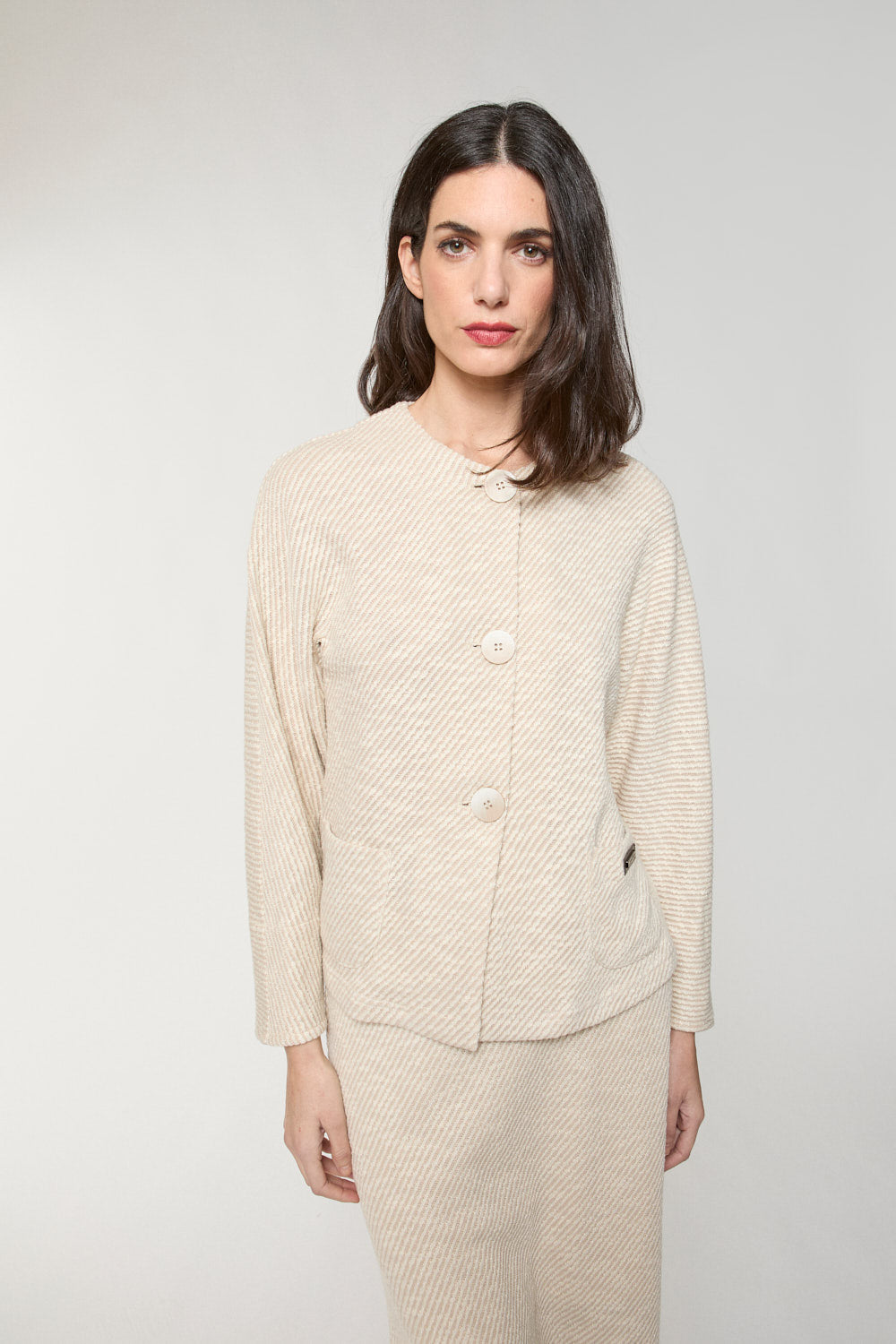 Chaqueta Ziba Crudo
