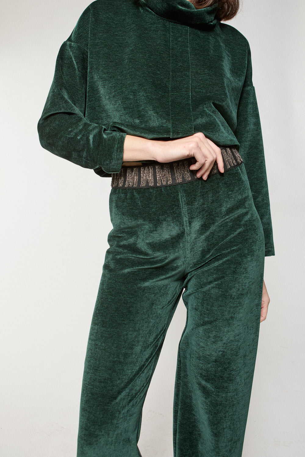 Pantalon Ancho Isa Verde