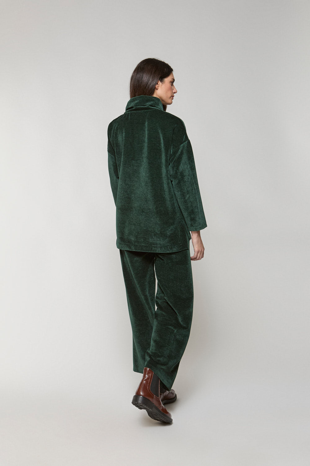 Pantalon Ancho Isa Verde