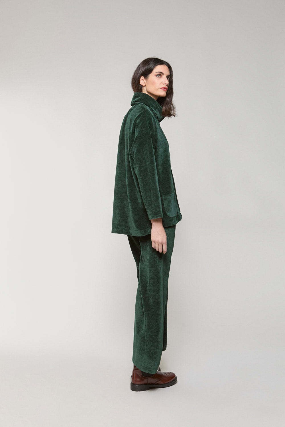 Pantalon Ancho Isa Verde