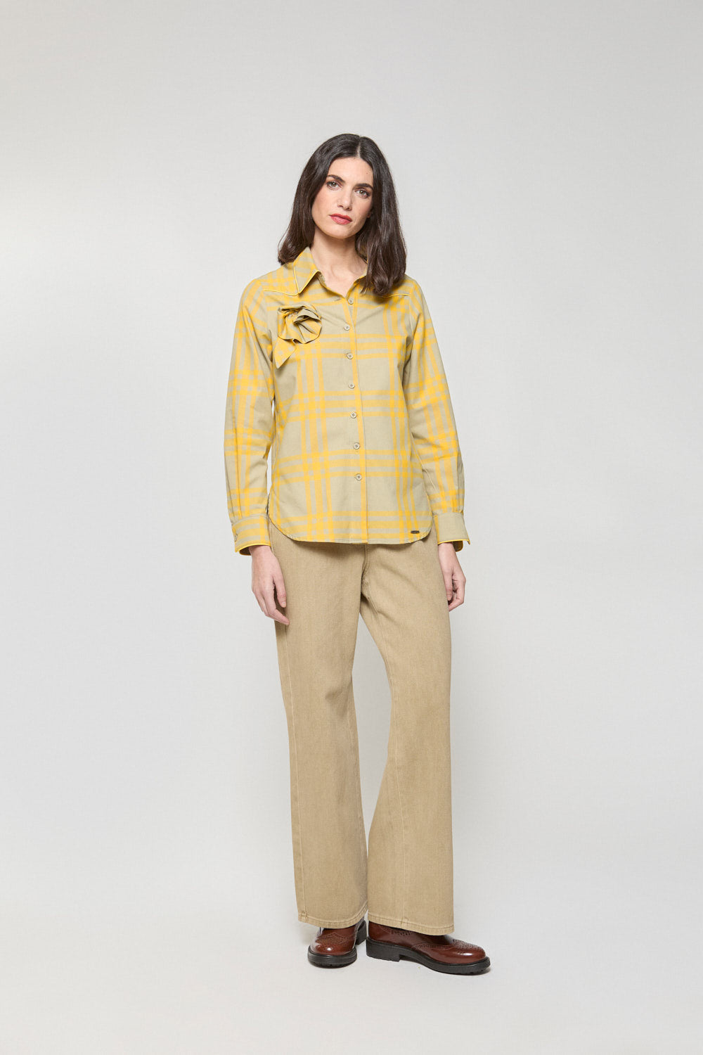 Pantalon 5 Bolsillos Beige