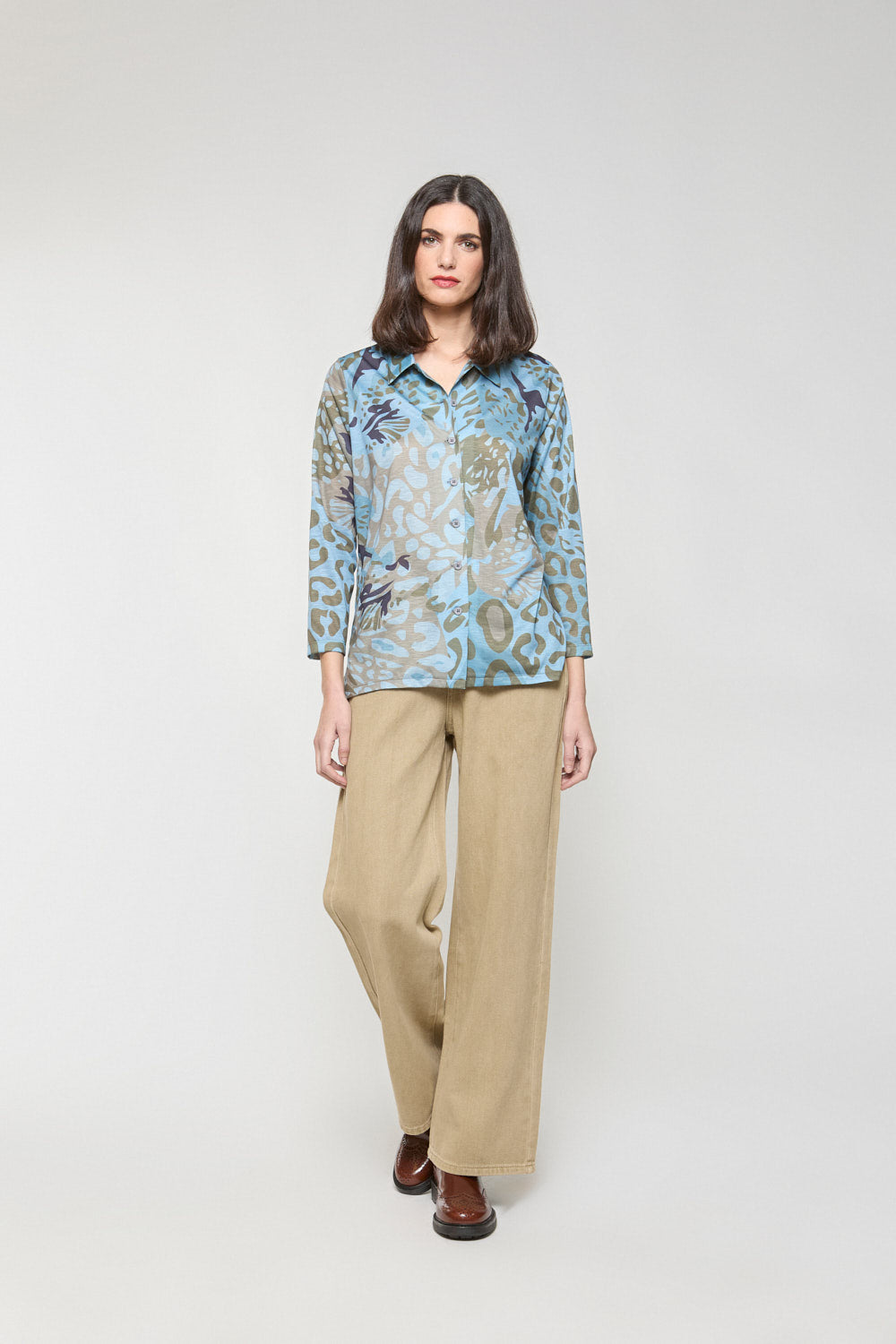 Camisa Chaqueta Cora Azul