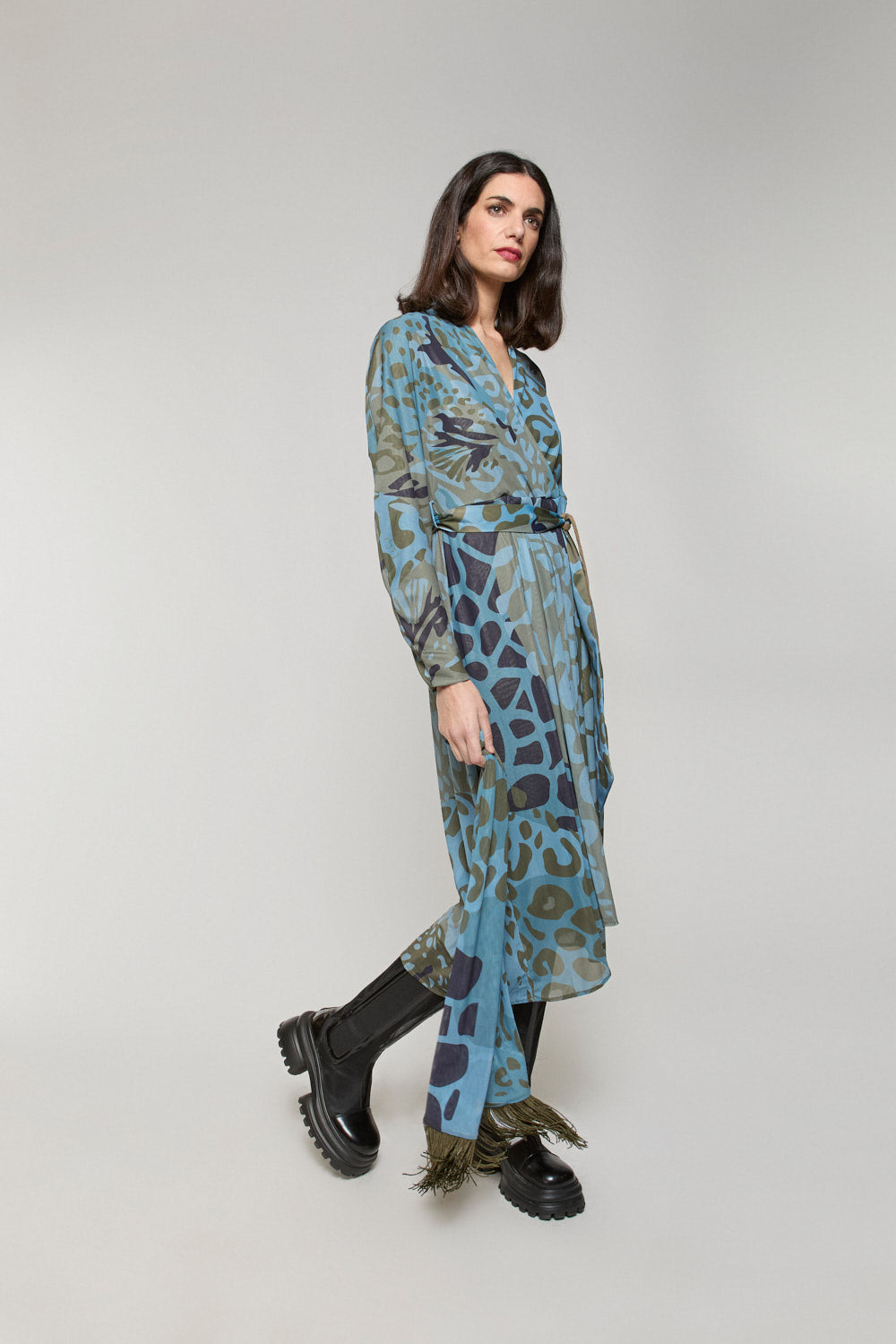 Vestido Cora Azul