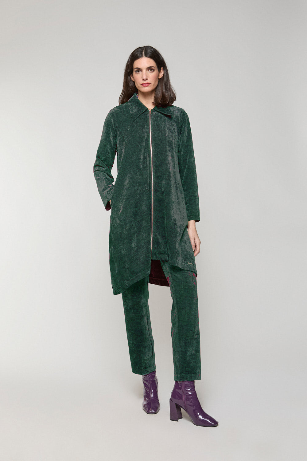 Vestido Abrigo Isa Verde