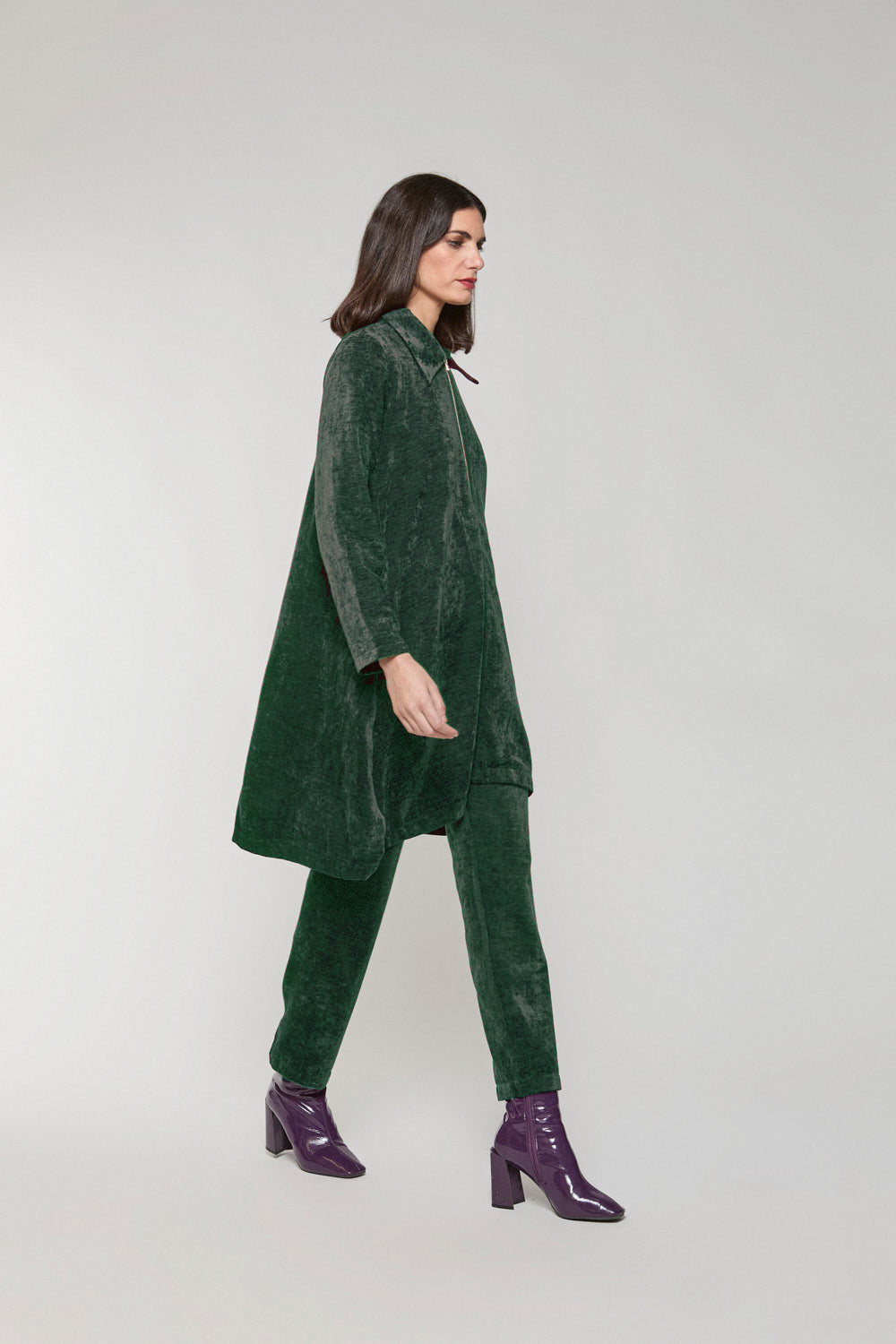 Vestido Abrigo Isa Verde