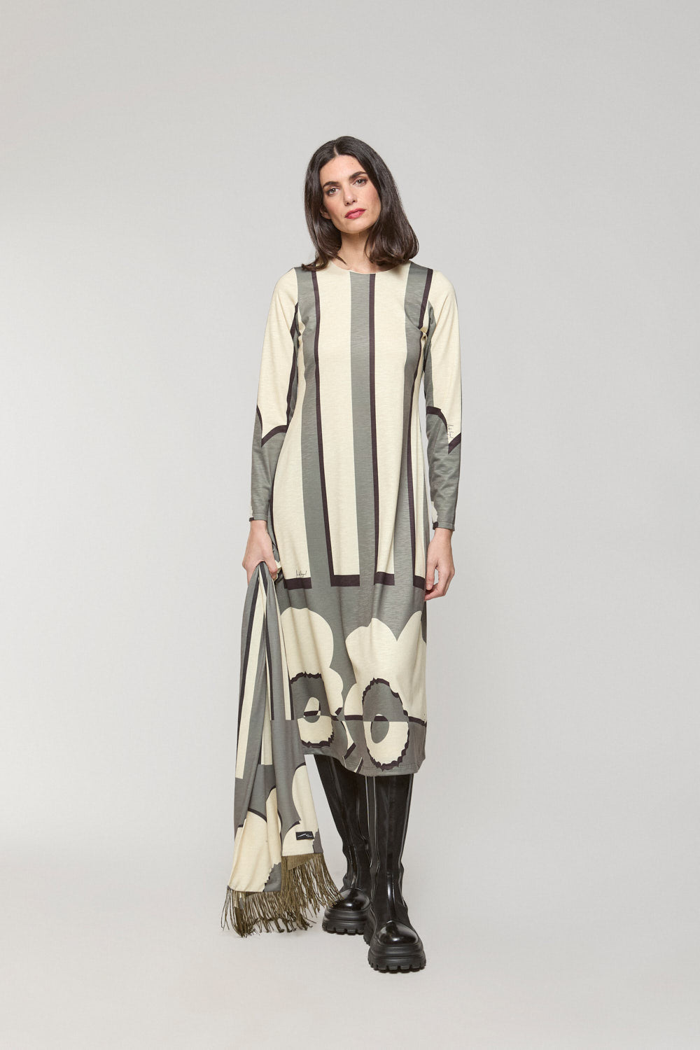 Vestido Sencillo Briza Bicolor